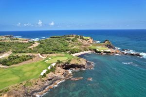 Cabot Saint Lucia (Point Hardy) 15th Green 16th